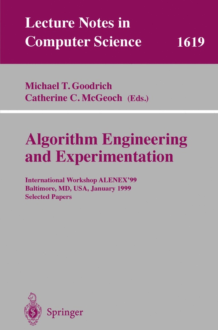 Algorithm Engineering and Experimentation 1