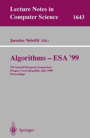 Jaroslav Nesetril - Algorithms - ESA'99, Häftad