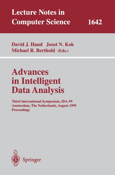 David J Hand, Joost N. Kok, Michael R. Berthold - Advances in Intelligent Data Analysis, Häftad