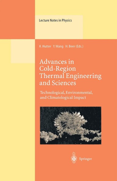 bokomslag Advances in Cold-Region Thermal Engineering and Sciences