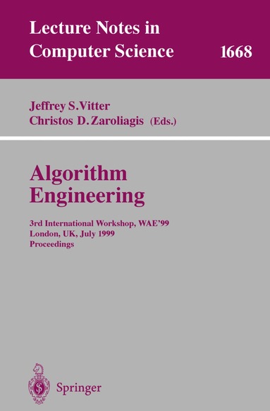 Jeffrey S. Vitter, Christos D. Zaroliagis - Algorithm Engineering, Häftad