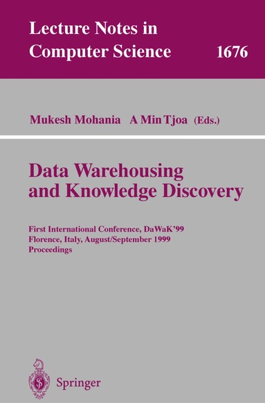 Mukesh Mohania, A Min Tjoa - Data Warehousing and Knowledge Discovery, Häftad