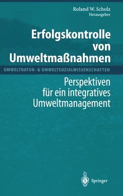 Roland W. Scholz - Erfolgskontrolle Von Umweltmaanahmen, Inbunden