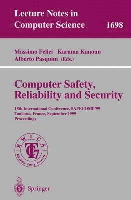 bokomslag Computer Safety, Reliability and Security