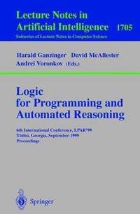 bokomslag Logic Programming and Automated Reasoning