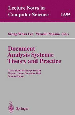 bokomslag Document Analysis Systems: Theory and Practice