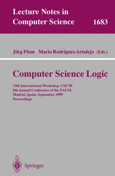 bokomslag Computer Science Logic