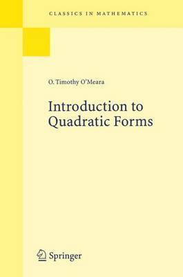 bokomslag Introduction to Quadratic Forms