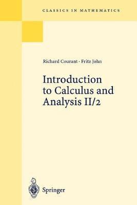 Introduction to Calculus and Analysis II/2 1