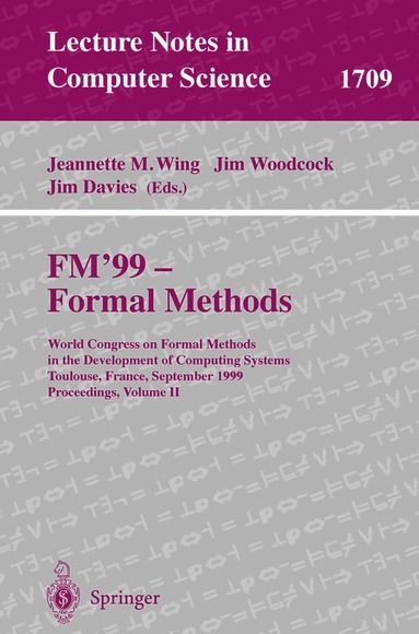 bokomslag FM'99 - Formal Methods