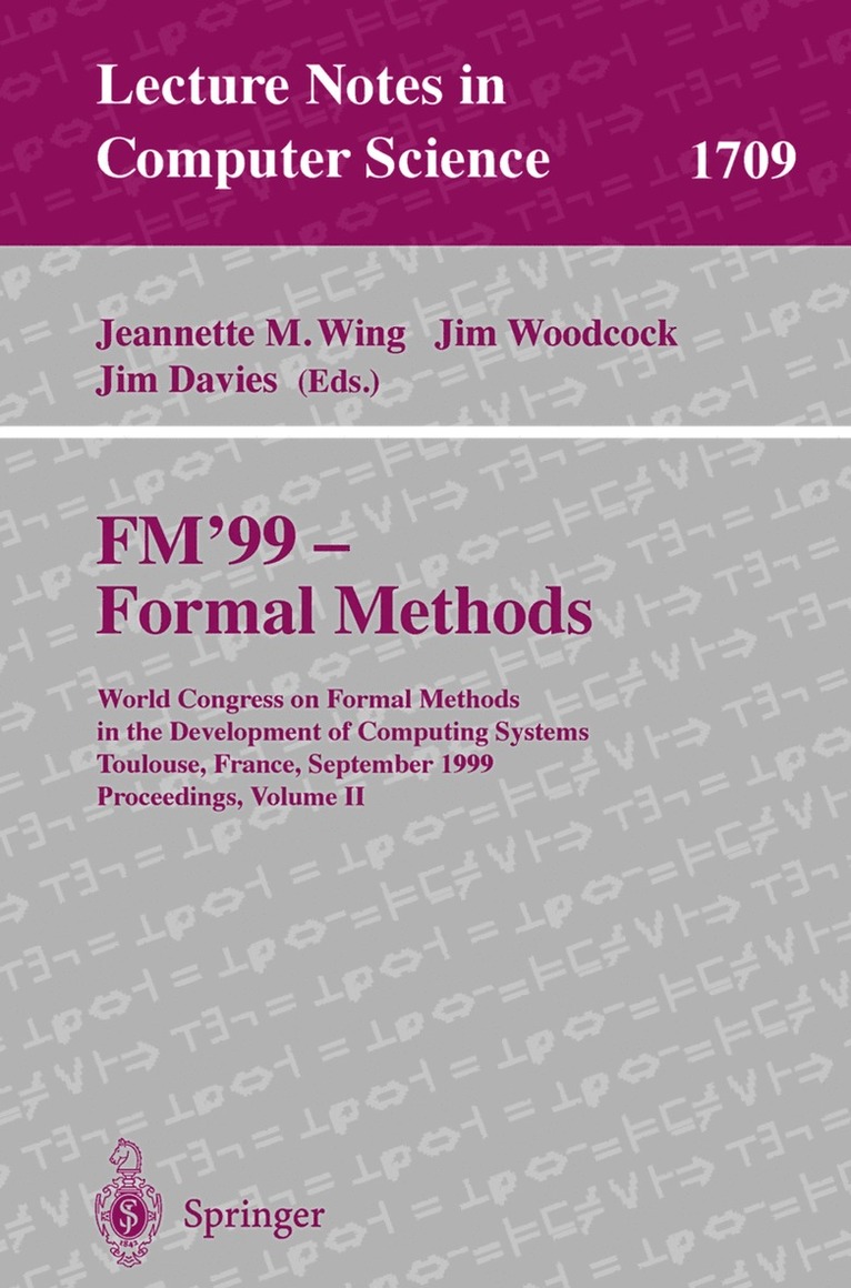 FM'99 - Formal Methods 1