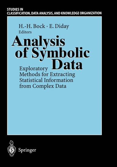 Hans-Hermann Bock, Edwin Diday - Analysis of Symbolic Data, Häftad