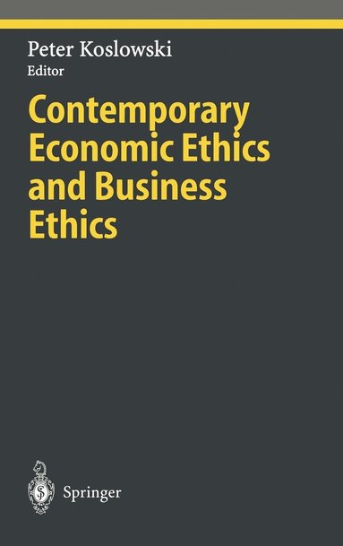 bokomslag Contemporary Economic Ethics and Business Ethics