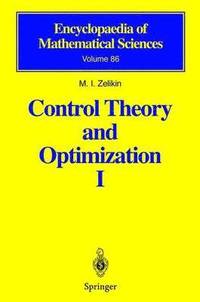 bokomslag Control Theory and Optimization I
