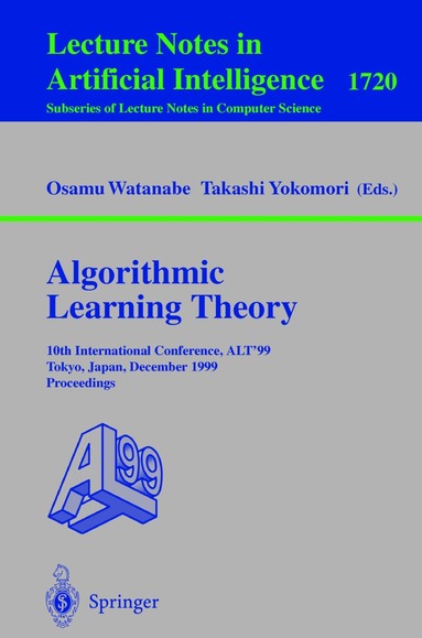Osamu Watanabe, Takashi Yokomori - Algorithmic Learning Theory, Häftad
