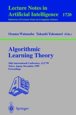 bokomslag Algorithmic Learning Theory