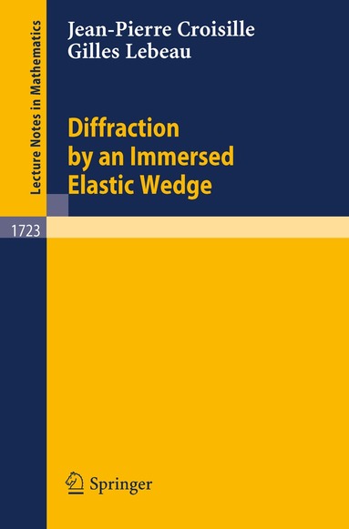 Jean-Pierre Croisille, Gilles Lebeau - Diffraction by an Immersed Elastic Wedge, Häftad