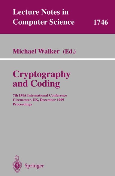 Michael Walker - Cryptography and Coding, Häftad