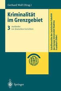 bokomslag Kriminalität Im Grenzgebiet: Band 3: Ausländer VOR Deutschen Gerichten