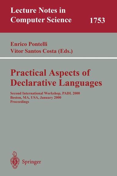 Enrico Pontelli, Santos C. Vitor - Practical Aspects of Declarative Languages, Häftad