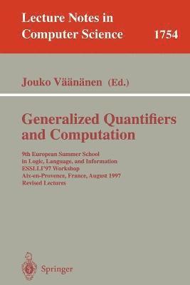 Generalized Quantifiers and Computation 1