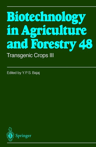 Y.P.S. Bajaj - Transgenic Crops III, Inbunden