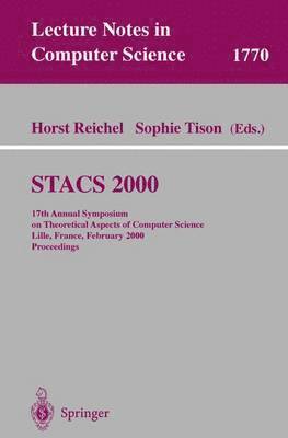 Horst Reichel, Sophie Tison - STACS 2000, Häftad