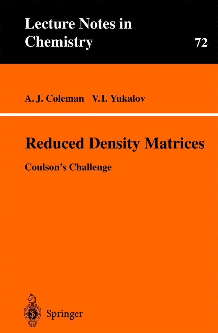 Reduced Density Matrices 1