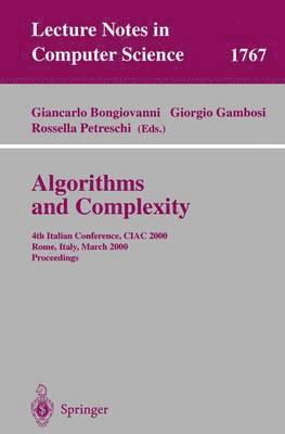 bokomslag Algorithms and Complexity