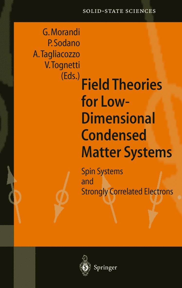 Guiseppe Morandi, Pasquale Sodano, Arturo Tagliacozzo, Valerio Tognetti - Field Theories for Low-Dimensional Condensed Matter Systems, Inbunden