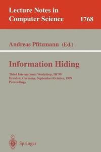 bokomslag Information Hiding