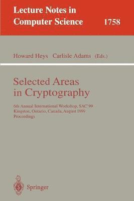 Selected Areas in Cryptography