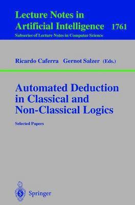 bokomslag Automated Deduction in Classical and Non-Classical Logics