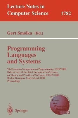 bokomslag Programming Languages and Systems