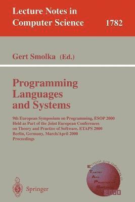 bokomslag Programming Languages and Systems