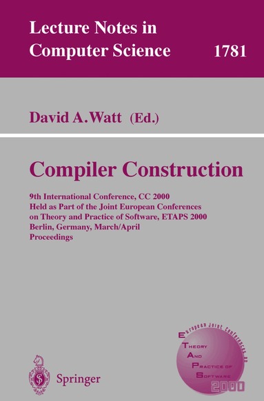 David A. Watt - Compiler Construction, Häftad