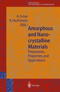 bokomslag Amorphous and Nanocrystalline Materials