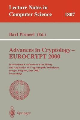 Advances in Cryptology  EUROCRYPT 2000 1