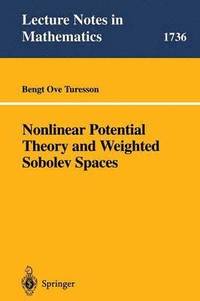 bokomslag Nonlinear Potential Theory and Weighted Sobolev Spaces