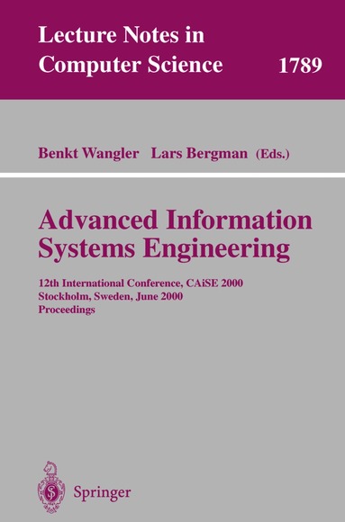Benkt Wangler, Lars Bergman - Advanced Information Systems Engineering, Häftad