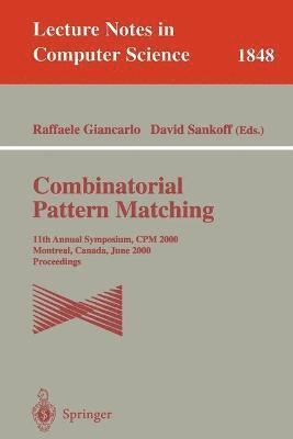 Combinatorial Pattern Matching 1