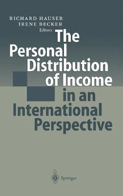 Richard Hauser, R. Hauser, Richard Hauser, I. Becker, Irene Becker - Personal Distribution of Income in an International Perspective, Inbunden