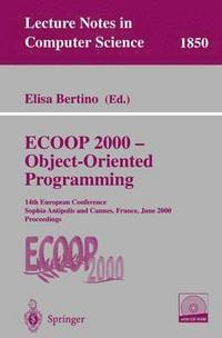 bokomslag ECOOP 2000 - Object-Oriented Programming