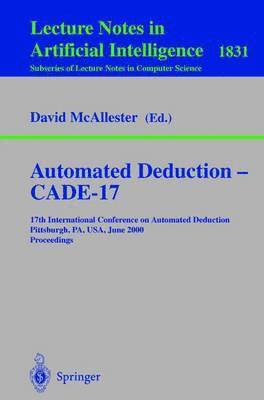 David McAllester - Automated Deduction - CADE-17, Häftad