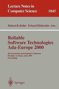 bokomslag Reliable Software Technologies Ada-Europe 2000