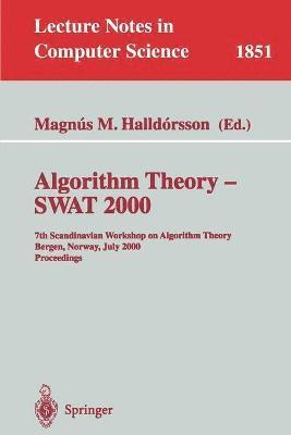 Algorithm Theory - SWAT 2000 1