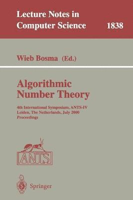 Algorithmic Number Theory 1