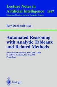 bokomslag Automated Reasoning with Analytic Tableaux and Related Methods