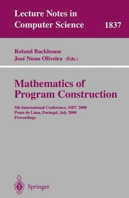 bokomslag Mathematics of Program Construction