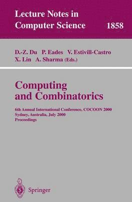 bokomslag Computing and Combinatorics